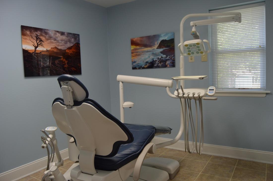 We have five treatment rooms with modern dental equipment